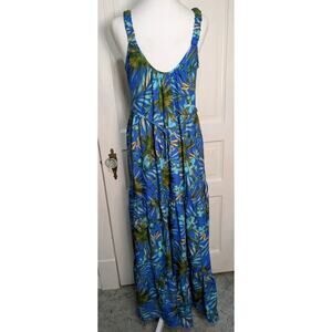 Band Of Gypsies Collective Maxi Dress Tropical Floral NWT Women's M Resort (915)